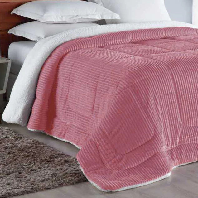 Cobertor Canelado Lã para Frio