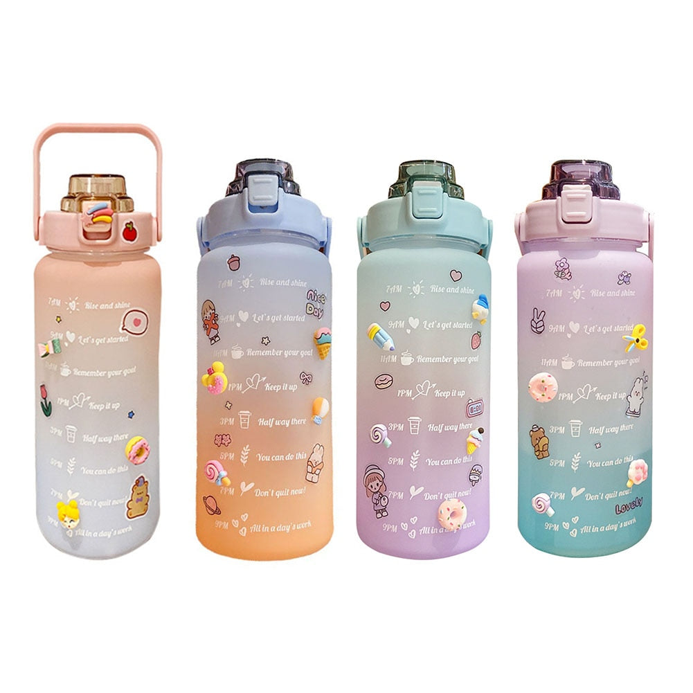 Garrafa Dry Water  Garrafa de Água 2 Litros  + BRINDE EXCLUSIVO - Edição Limitada