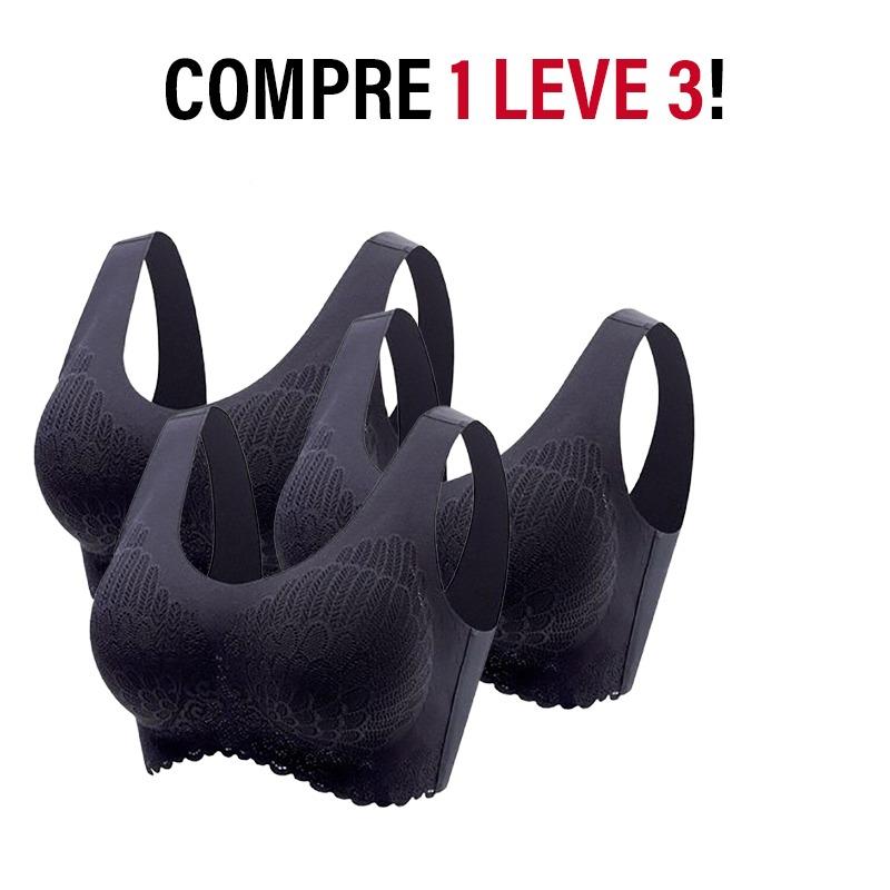 Compre 2 Leve 3 - Sutiã Top Confort Plus 5D + FRETE GRÁTIS