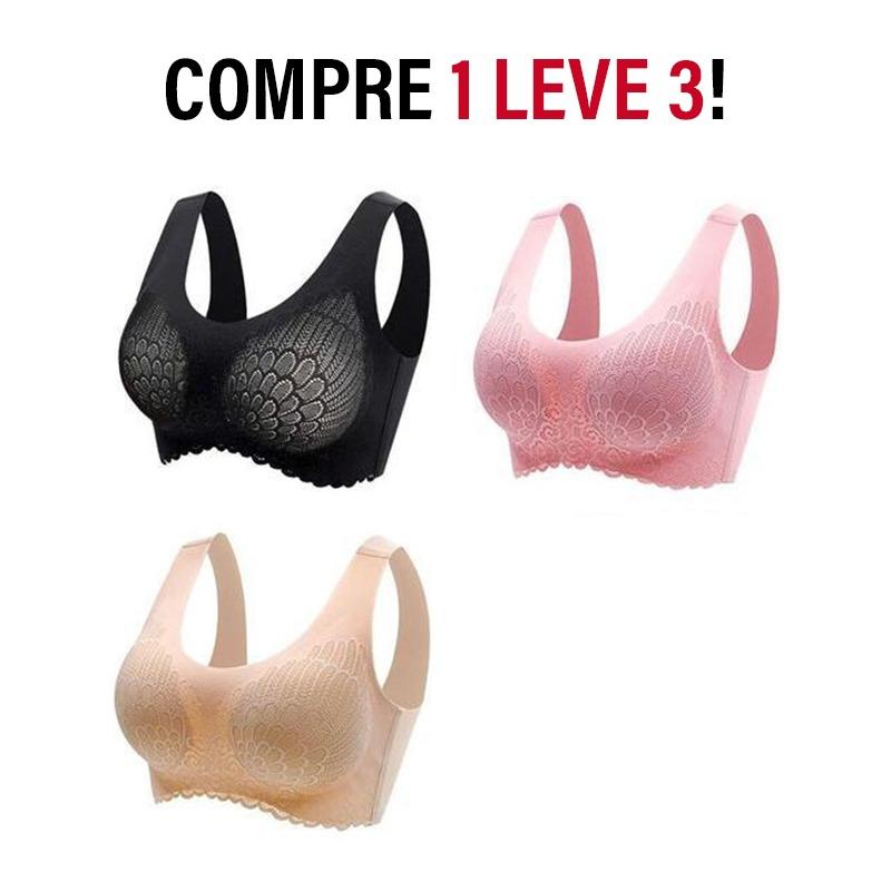 Compre 2 Leve 3 - Sutiã Top Confort Plus 5D + FRETE GRÁTIS