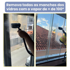 Limpador à Vapor + 9 acessórios + Frete Grátis na sua 1ª compra