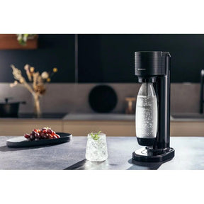 Máquina Para Gaseificar Água Sodastream [Mega Promo - Kit Completo: Máquina + 2 Garrafas  de 1L + 5 Cilindros de Gás]