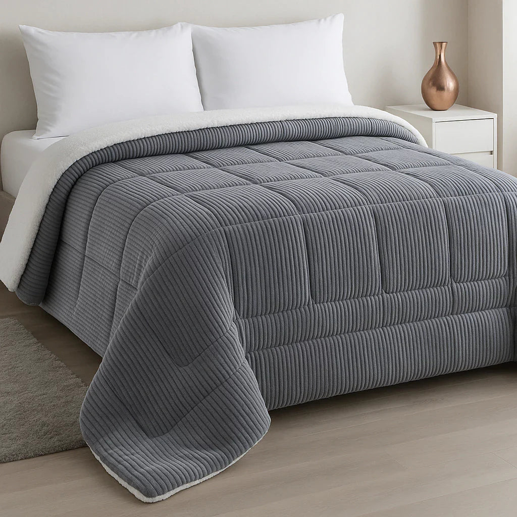 Cobertor Canelado Lã para Frio
