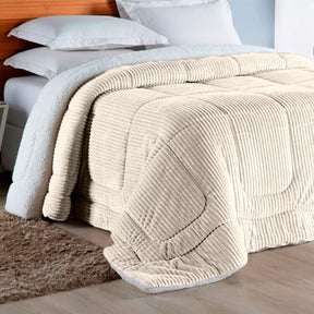 Cobertor Canelado Lã para Frio