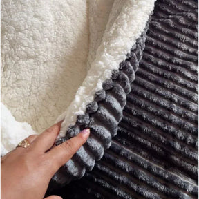 Cobertor Canelado Lã para Frio