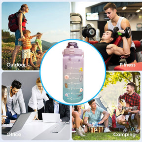 Garrafa Dry Water  Garrafa de Água 2 Litros  + BRINDE EXCLUSIVO - Edição Limitada