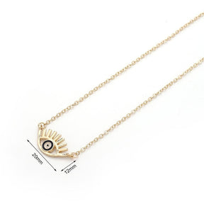 Colar olho grego vazado